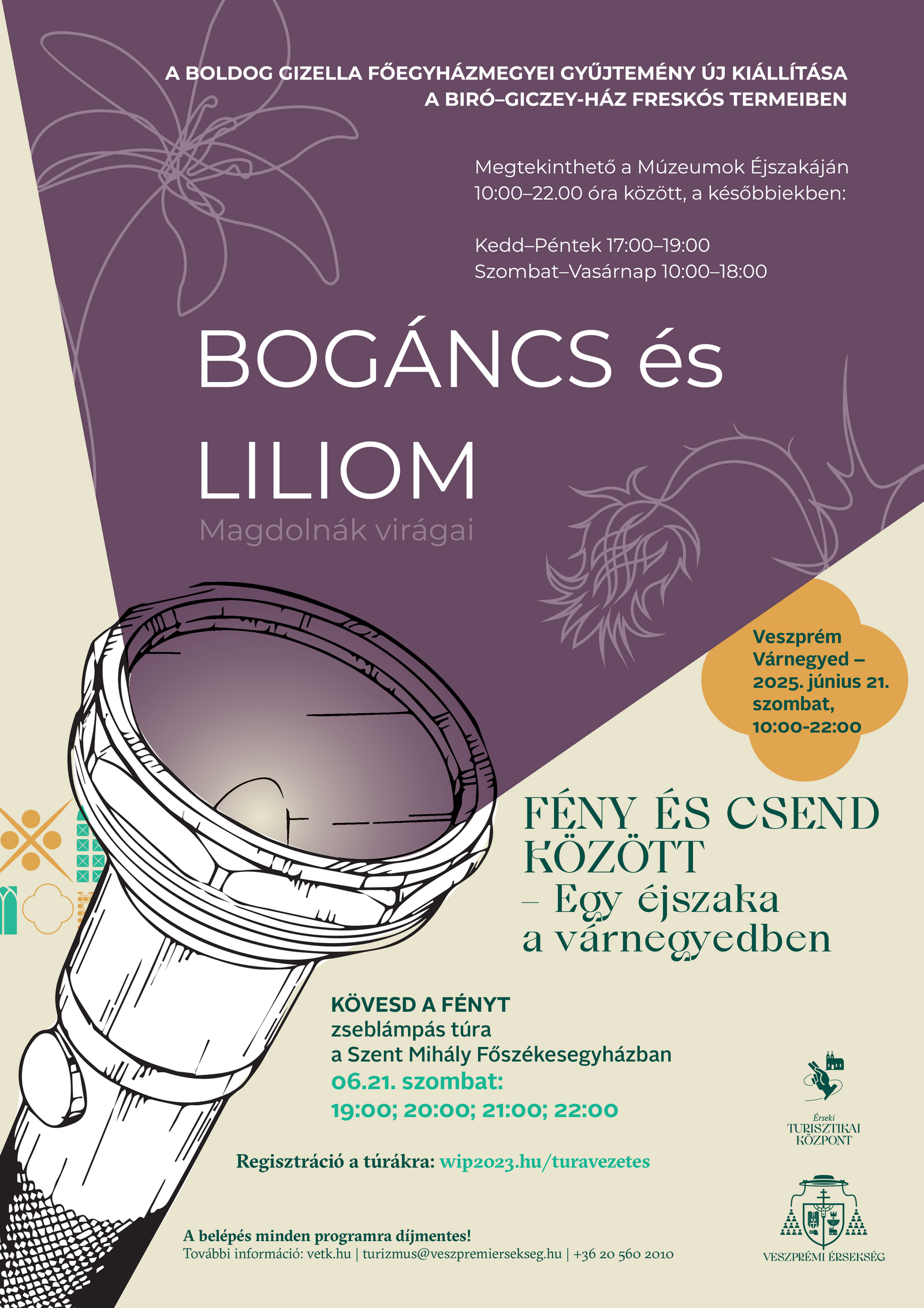 Veszprémi Érsekség programjai a 2025-ös Múzeumok Éjszakáján