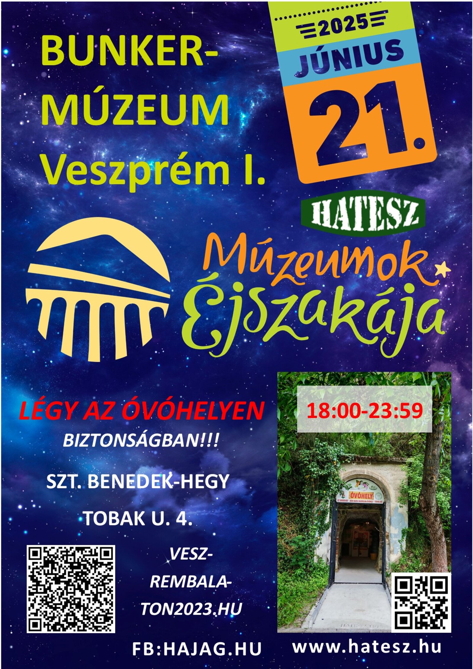 Bunkermúzeum I. plakát Múzeumok Éjszakája 2025